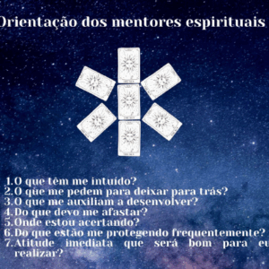 Tiragem - Orientação dos mentores espirituais